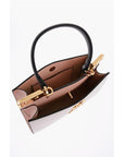 Moschino LOVE Faux Leather Handbag with Golden Details