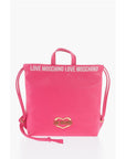 Moschino LOVE Faux Leather Handbag with Printed Logo