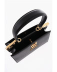 Moschino LOVE 2 Compartment Faux Leather Handle Bag with Removable Sh