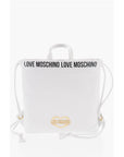 Moschino LOVE Faux Leather Handbag with Printed Logo