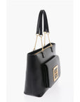 Moschino LOVE Faux Leather Tote Bag with Golden Details