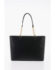 Moschino LOVE Faux Leather Tote Bag with Golden Details