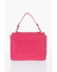 Moschino LOVE Faux Leather Shoulder Bag with Metal Golden Logo