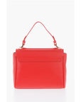 Moschino LOVE Faux Leather Shoulder Bag with Metal Golden Logo
