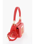 Moschino LOVE Faux Leather Bag with Removable Shoulder Strap and Meta