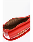Moschino LOVE Faux Leather Bag with Removable Shoulder Strap and Meta