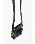 Moschino LOVE Faux Leather Crossbody Bag with Braided Details