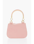 Moschino LOVE Faux Leather Handbag with Golden Handle and Removable S