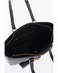 Moschino LOVE Faux Leather Tote Bag with Golden Details