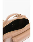 Moschino LOVE Faux Leather Crossbody Bag with Golden Logo