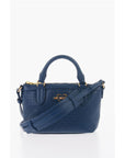 Moschino LOVE Faux Leather VALENTINA Crossbody Bag with all-Over Hear