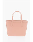 Moschino LOVE Faux Leather VALENTINA Tote Bag with All-Over Hearts
