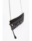 Moschino LOVE Hearts Embossed Faux Leather Handbag