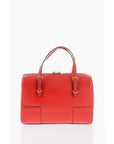 Moschino LOVE Faux Leather Handbag with Metal Golden Logo