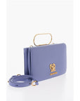 Moschino LOVE Solid Color Handbag with Removable Faux Fur Handle