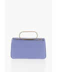 Moschino LOVE Solid Color Handbag with Removable Faux Fur Handle