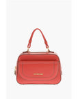 Moschino LOVE Faux Leather Handbag with Visible Stitching