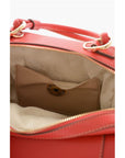 Moschino LOVE Faux Leather Handbag with Visible Stitching