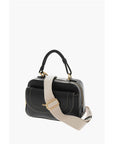 Moschino LOVE Faux Leather Handbag with Visible Stitching