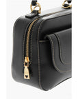 Moschino LOVE Faux Leather Handbag with Visible Stitching