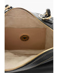 Moschino LOVE Faux Leather Handbag with Visible Stitching