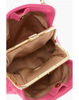 Moschino LOVE Quilted Mini Handle Bag with Golden Logo