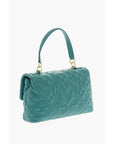 Moschino LOVE Faux Leather Quilted Bag with Magnetic Closure