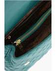 Moschino LOVE Faux Leather Quilted Bag with Magnetic Closure
