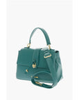 Moschino LOVE Faux Leather Handbag with Heart Shaped Charm