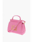 Moschino LOVE Faux Leather Mini Bag with Maxi Golden Plaque