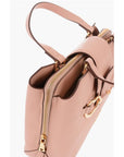 Moschino LOVE Textured Faux Leather Tote Bag with Maxi Golden Heart C