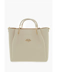 Moschino LOVE Faux Leather Tote Bag with Golden Logo