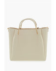 Moschino LOVE Faux Leather Tote Bag with Golden Logo