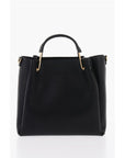 Moschino LOVE Faux Leather Tote Bag with Golden Logo
