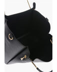 Moschino LOVE Faux Leather Tote Bag with Golden Logo