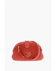 Moschino LOVE Pleated Faux Clutch with Removable Shoulder Strap