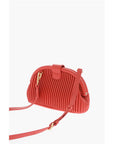 Moschino LOVE Pleated Faux Clutch with Removable Shoulder Strap