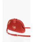 Moschino LOVE Pleated Faux Clutch with Removable Shoulder Strap