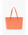 Moschino LOVE Faux Leather and Sponge Tote Bag with Embossed Logo