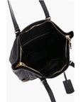 Moschino LOVE Nylon Tote Bag with Golden Details
