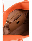 Moschino LOVE Faux Leather and Sponge Tote Bag with Embossed Logo