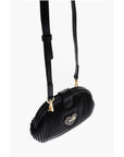 Moschino LOVE Pleated Faux Leather Mini Bag