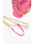 Moschino LOVE Faux Leather Quilted Mini Bag with Matching Pochette