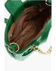 Moschino LOVE Faux Leather Quilted Mini Bag with Matching Pochette