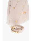 Moschino LOVE Faux Leather Quilted Bag with Golden Details and Remova