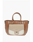 Moschino LOVE Removable Shoulder Strap Faux Leather Tote Bag