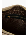 Moschino LOVE Faux Leather Maxi Front Pocket Tote Bag with Heart Clam