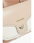 Moschino LOVE Removable Shoulder Strap Faux Leather Tote Bag