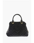 Moschino LOVE golden details quilted faux leather bag