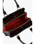 Moschino LOVE golden details quilted faux leather bag